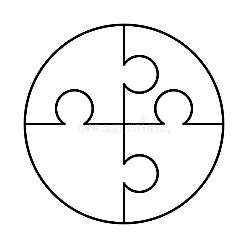 circle jigsaw puzzle template