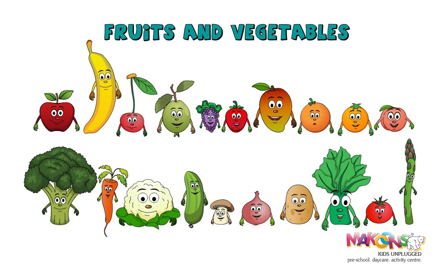 50 Fruits And Vegetable Names For Kids In Hindi U0026 English
