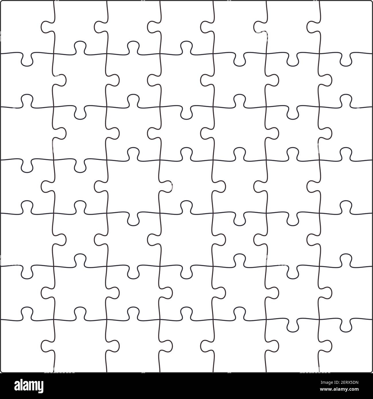 7 piece puzzle template