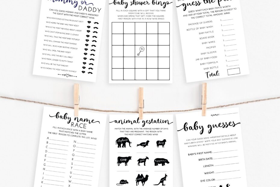 8 Free Printable Baby Shower Games Guests Will Enjoy