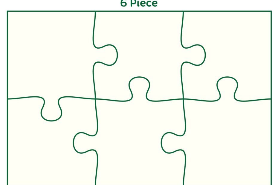 9 Piece Jigsaw Puzzle Template 10 Free PDF Printables Printablee