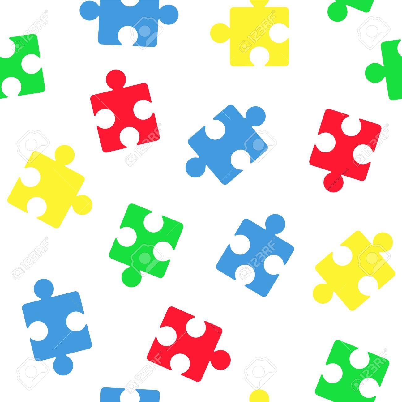 autism puzzle template