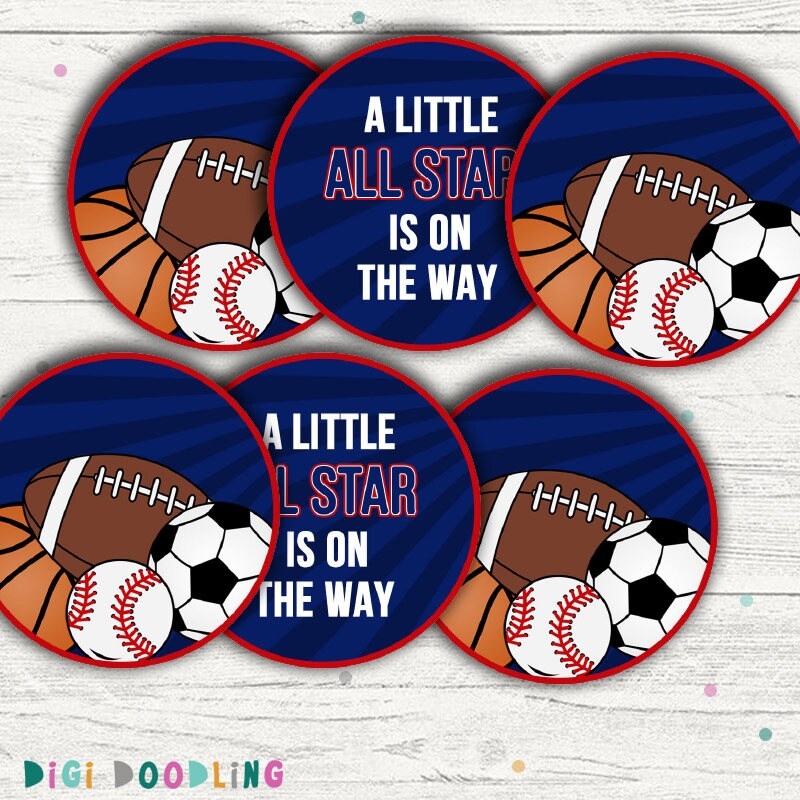 free printable allstar baby shower gamed sports