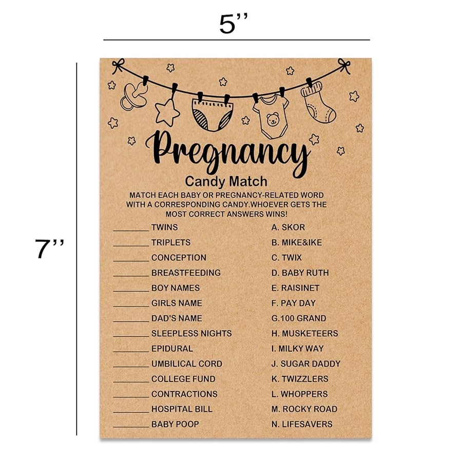 free printable baby shower game pregnancy how sweet it is