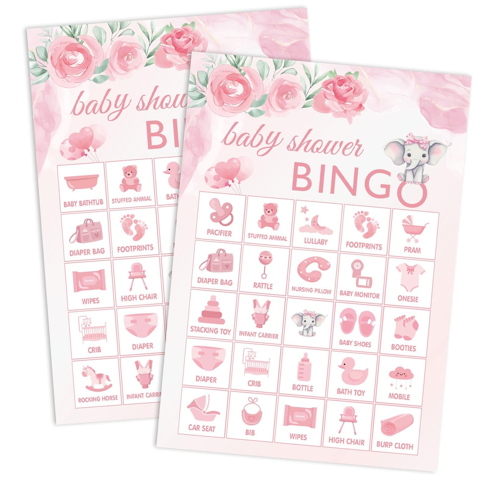 free printable baby shower gift bingo games