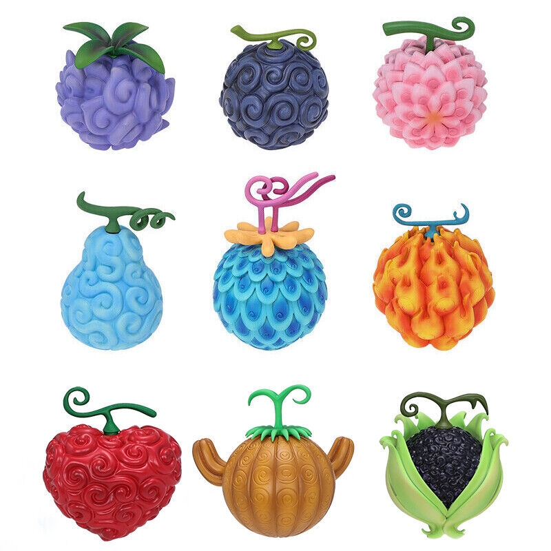 Anime One Piece Devil Fruit PVC Figure Toys Gum Gum No Mi Collection Model Gifts