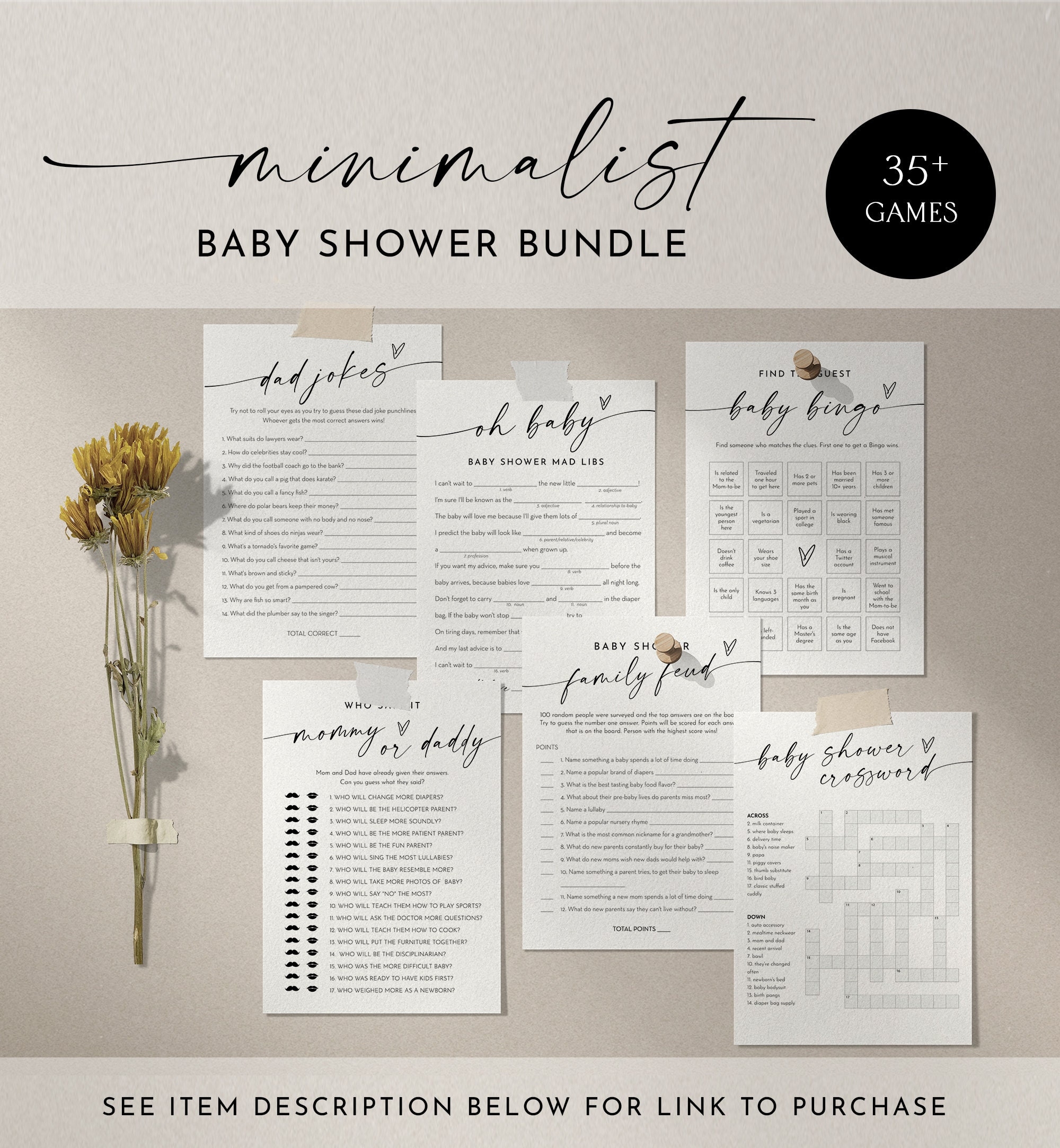 free printable bible baby shower games