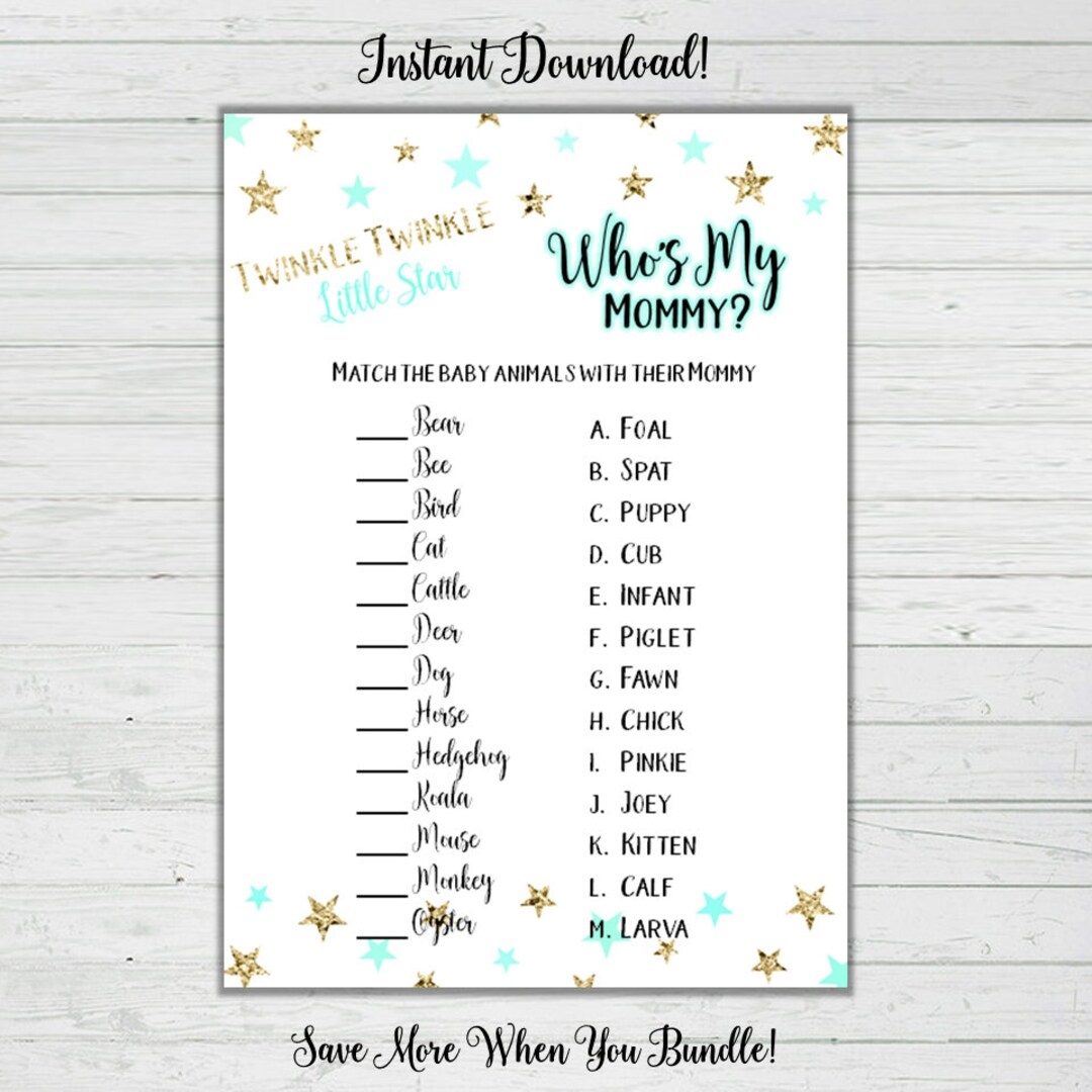 free printable baby animal games