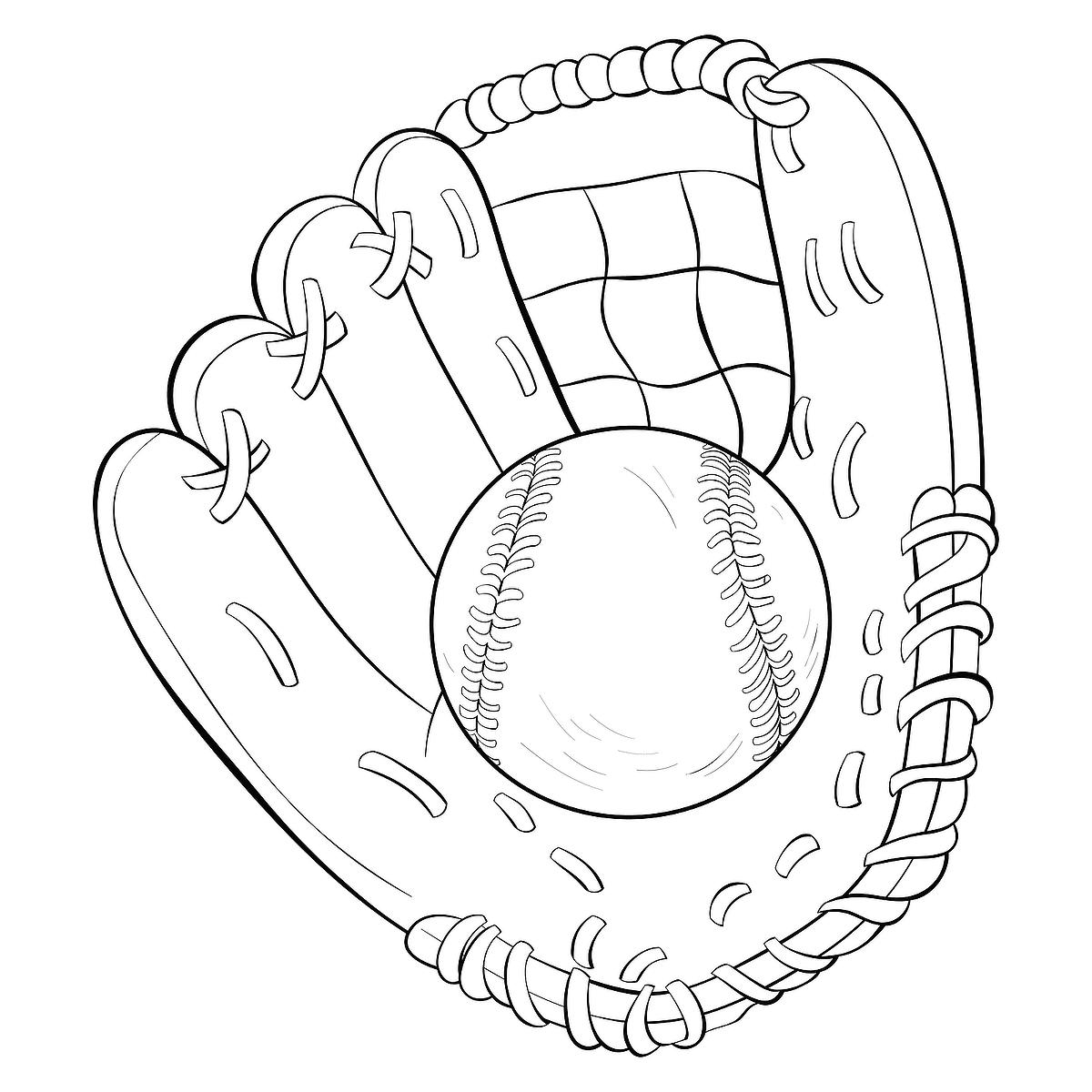 free printable baseball game coloring pictures for elementary
