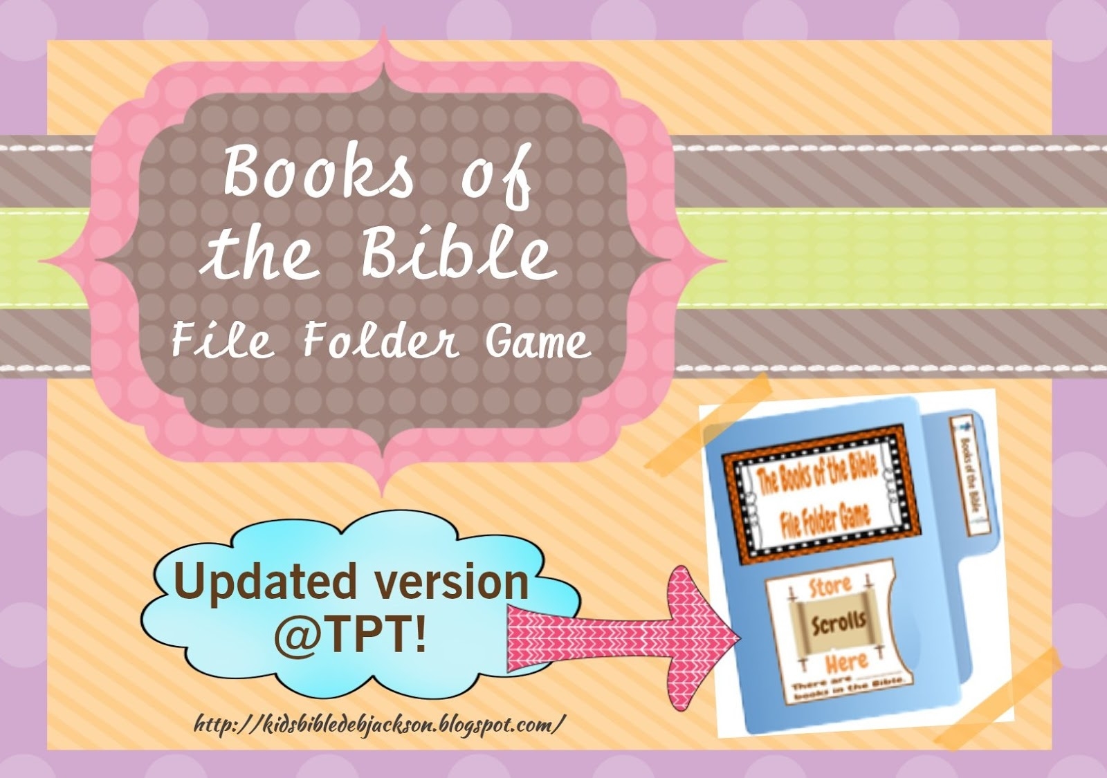 Bible Fun For Kids Bible File Folder Games