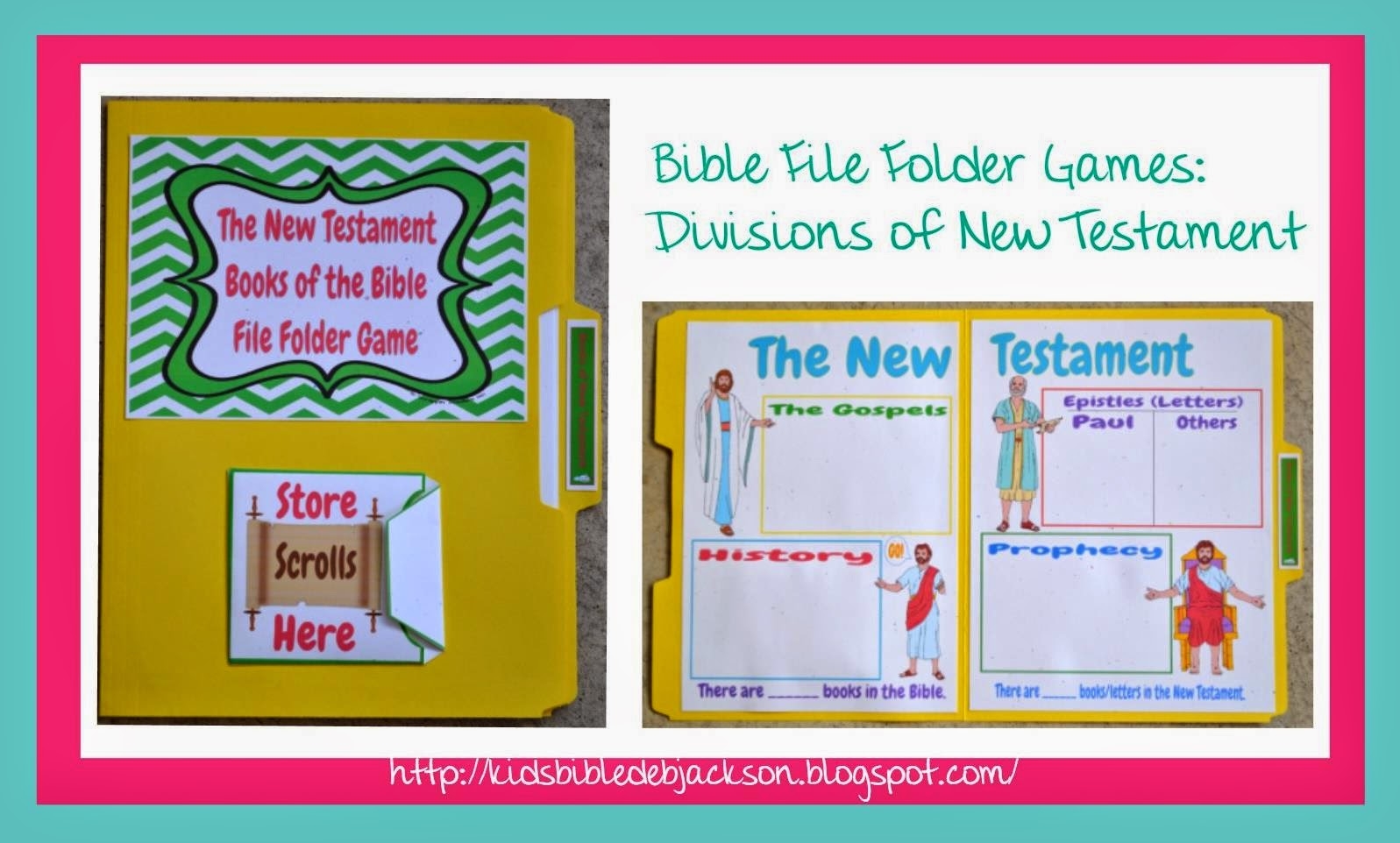 free printable bible file folder games