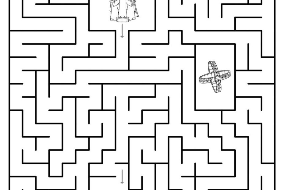 Bible Maze Beeloo Printable Crafts And Activities For Kids