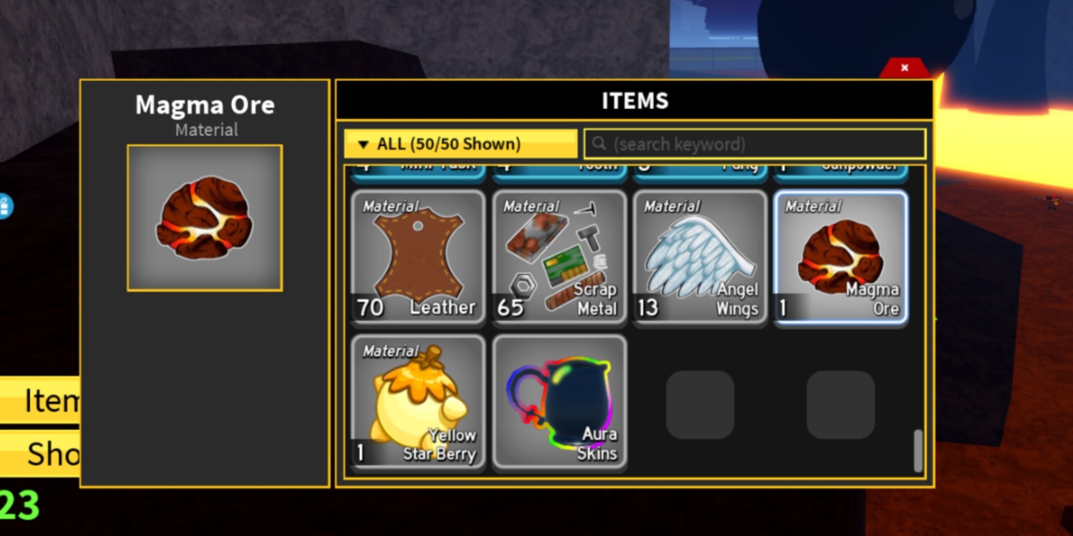 Blox Fruits How To Get Magma Ore