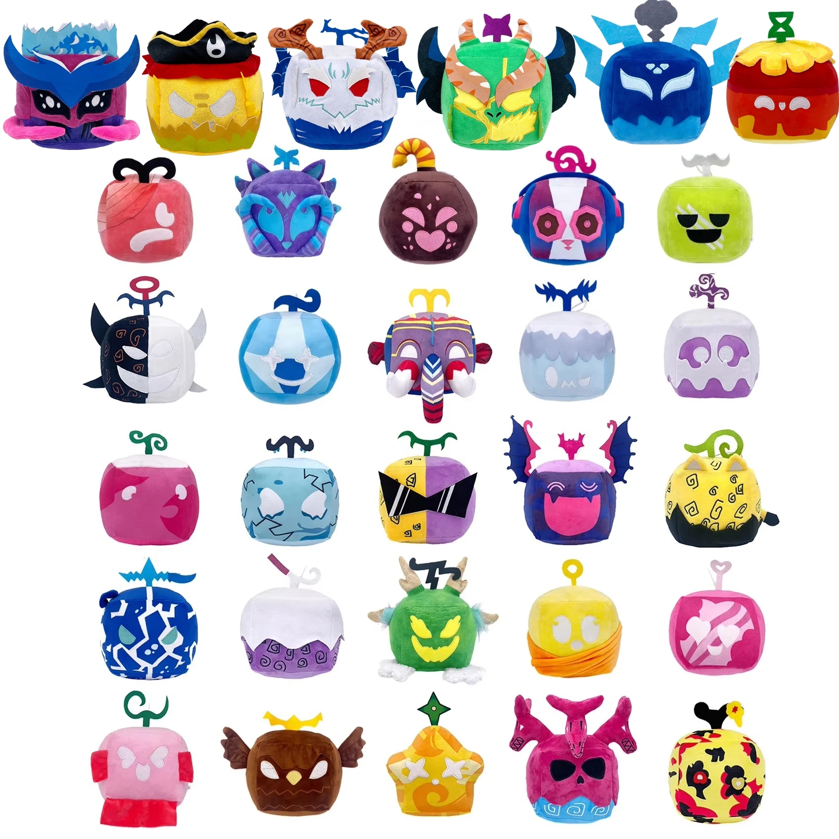 Blox Fruits Plush 15cm Doll Quake Soul Spirit Magma Mammoth Kitssune Rubber Love Fruit Game Figure Soft Stuffed For Kid Gift AliExpress