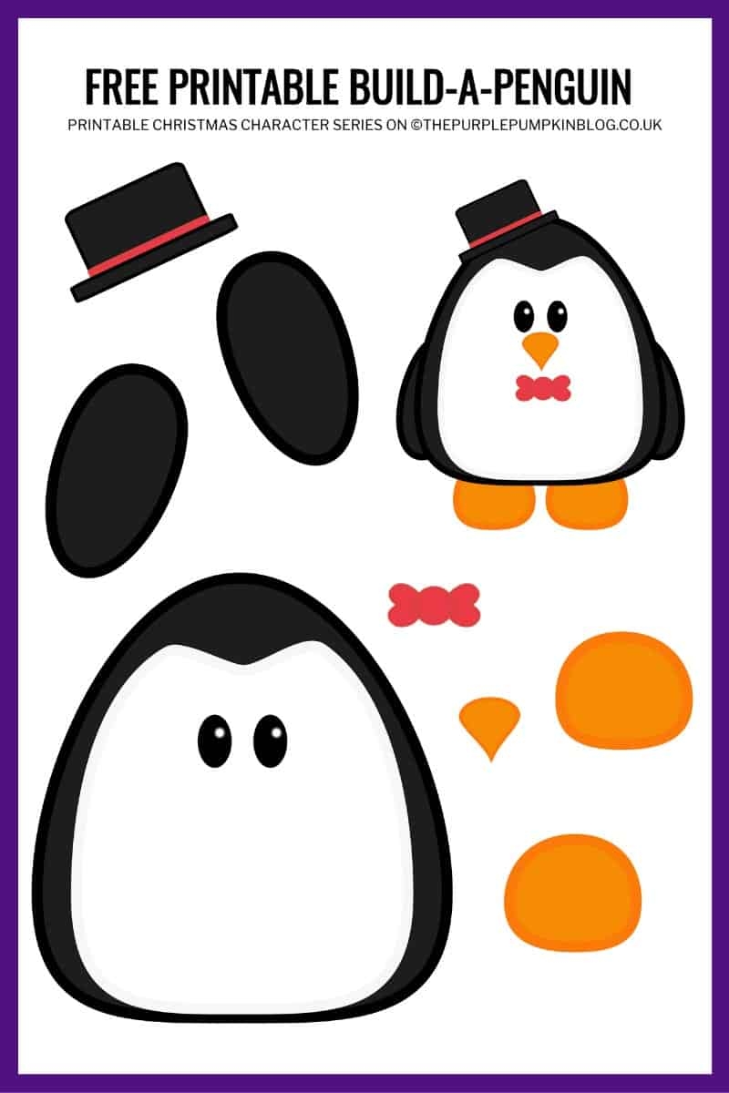 printable penguin craft templates