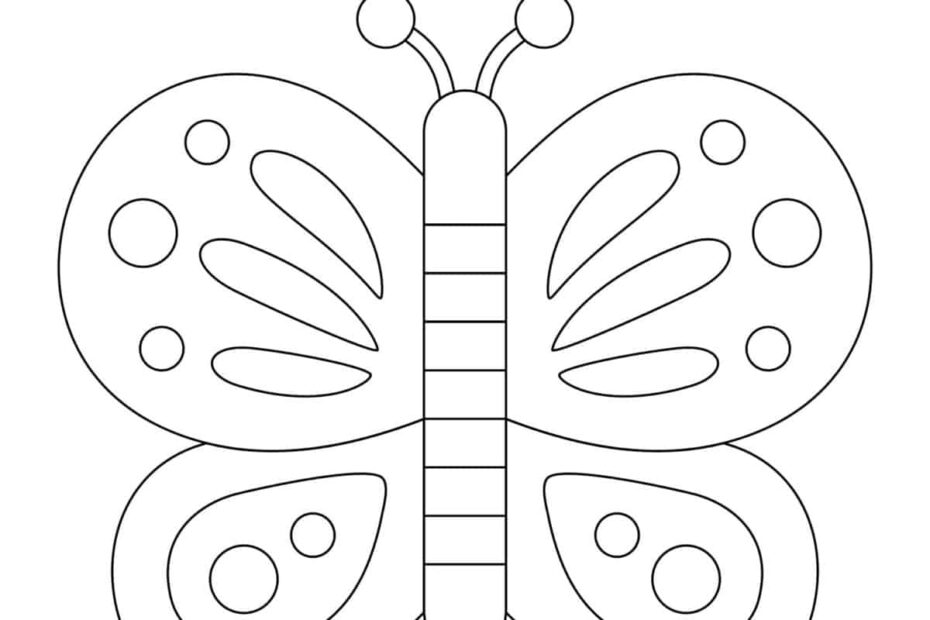 Butterfly Template Childhood Magic