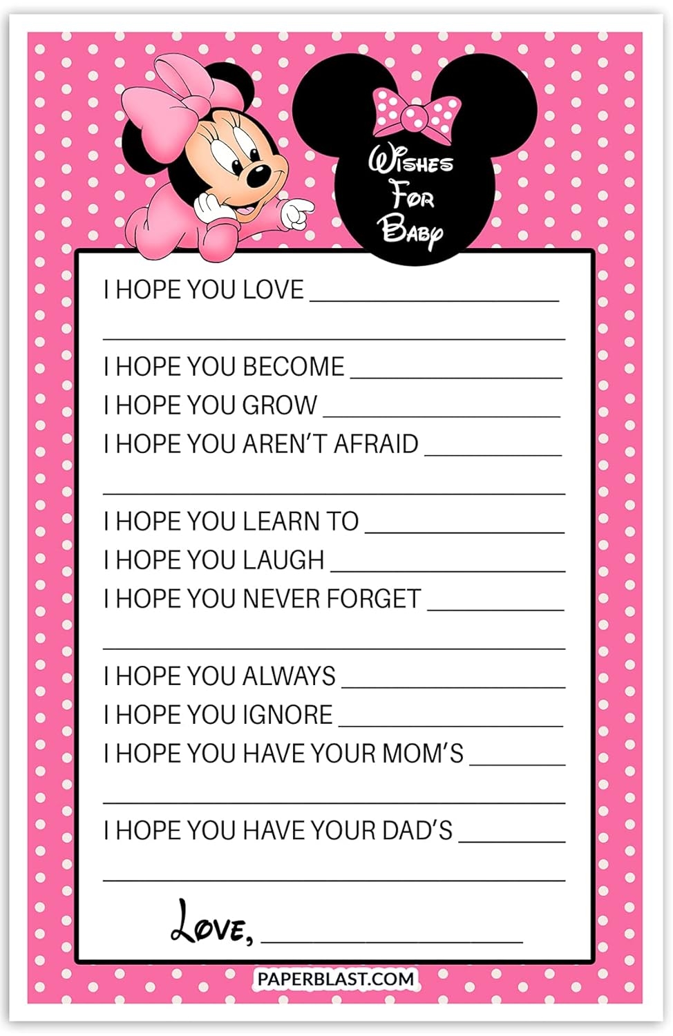 free printable baby shower games disney