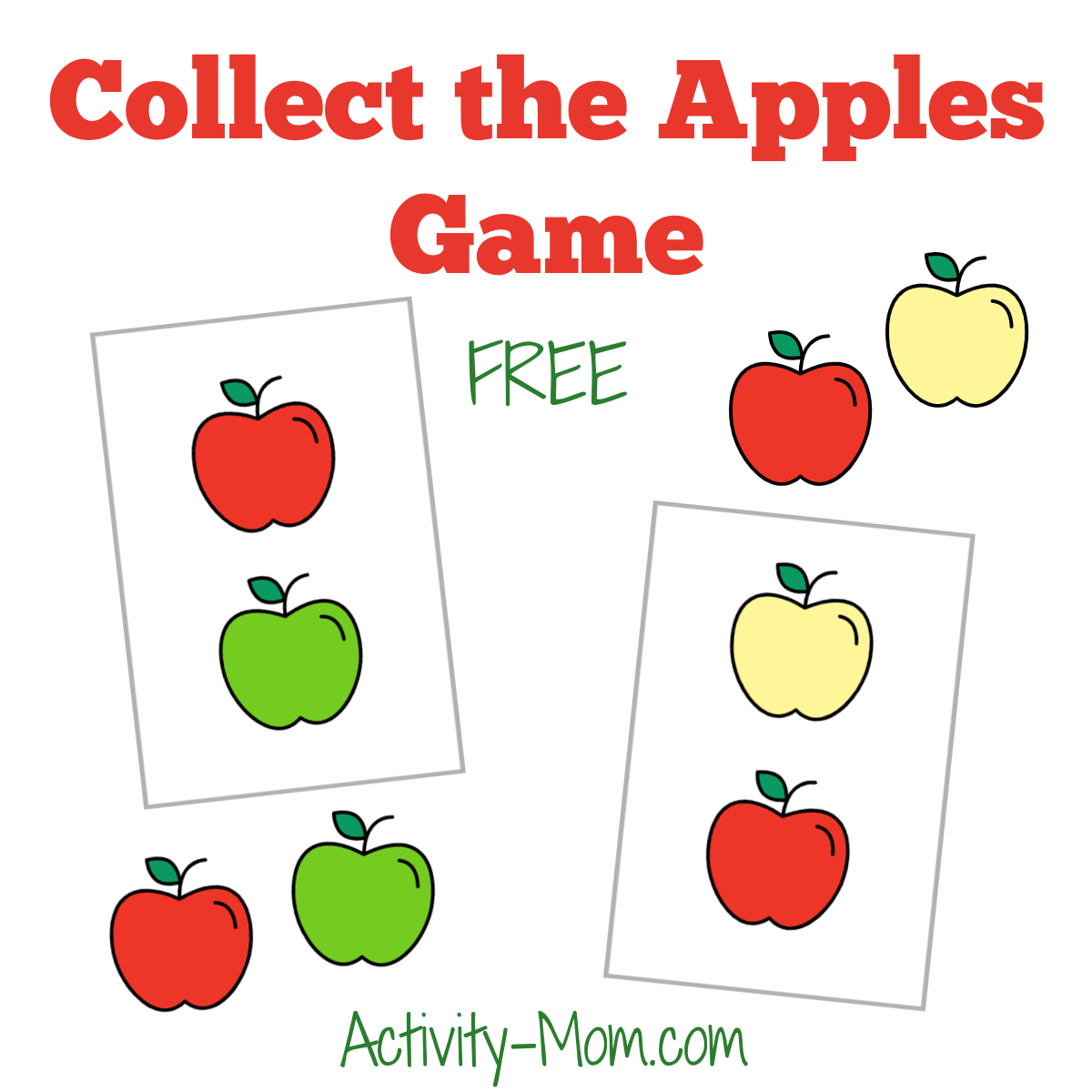 Collect The Apples Game The Activity Mom