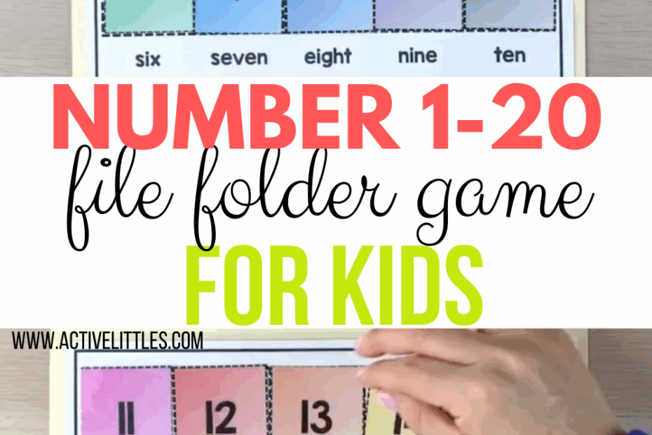 Color Matching File Folder Game 110 Colors And Words Printable Active Littles
