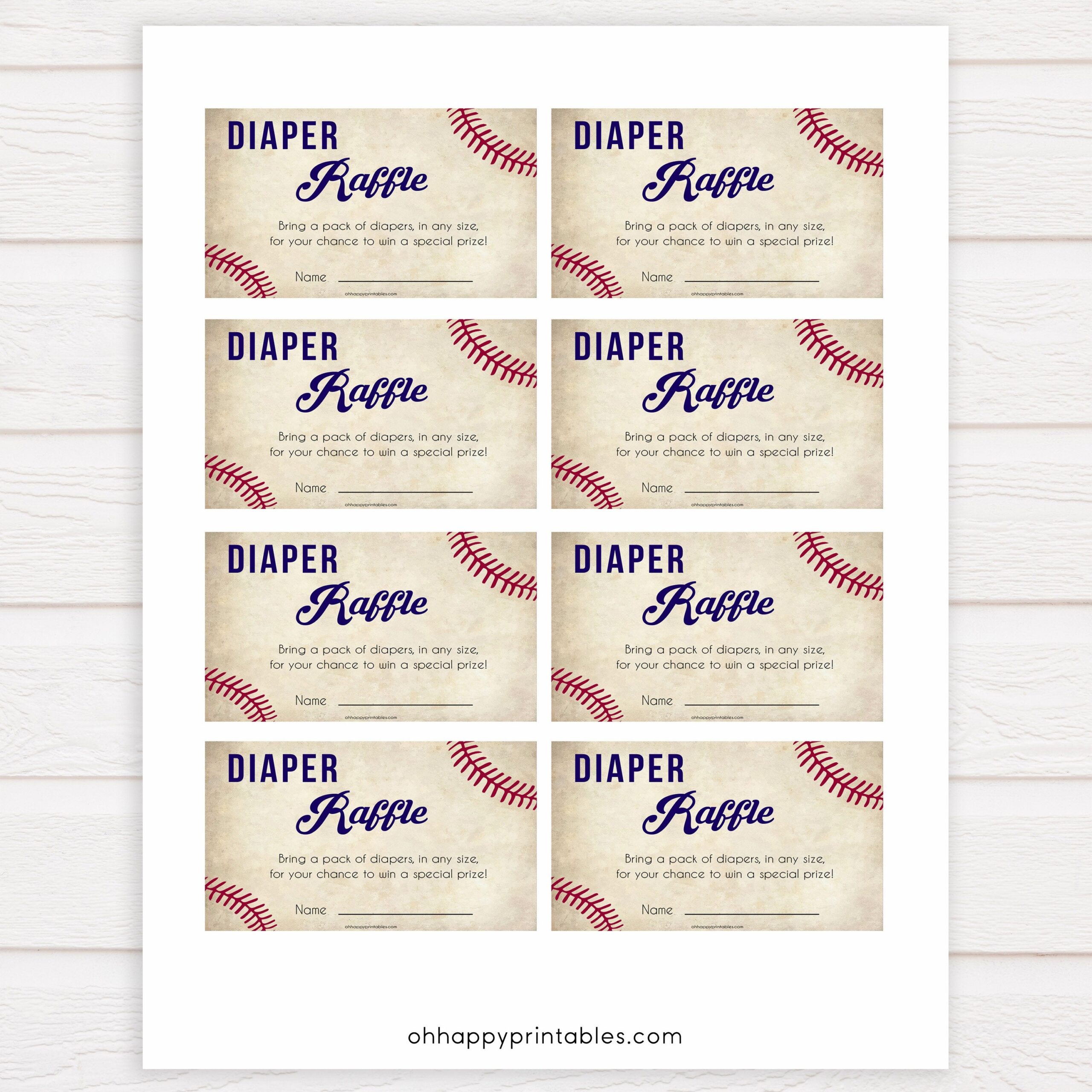free printable baseball baby shower games