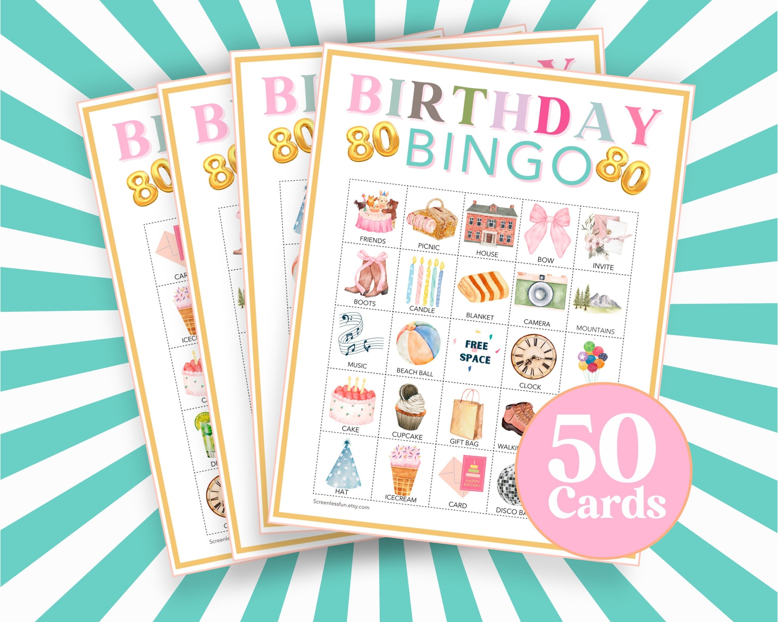free printable 80th birthday games