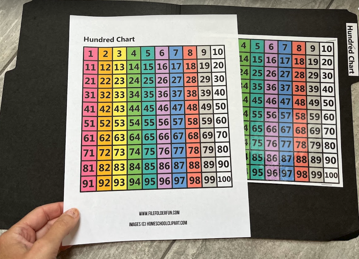 File Folder Learning For The Blind And Visually Impaired Paths 