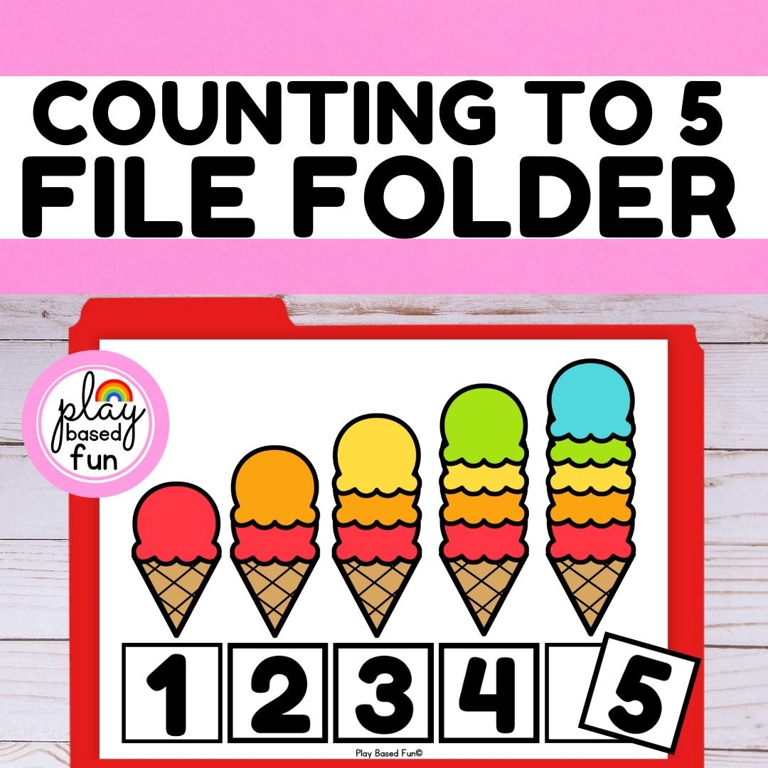 free pre-k printable file folder games