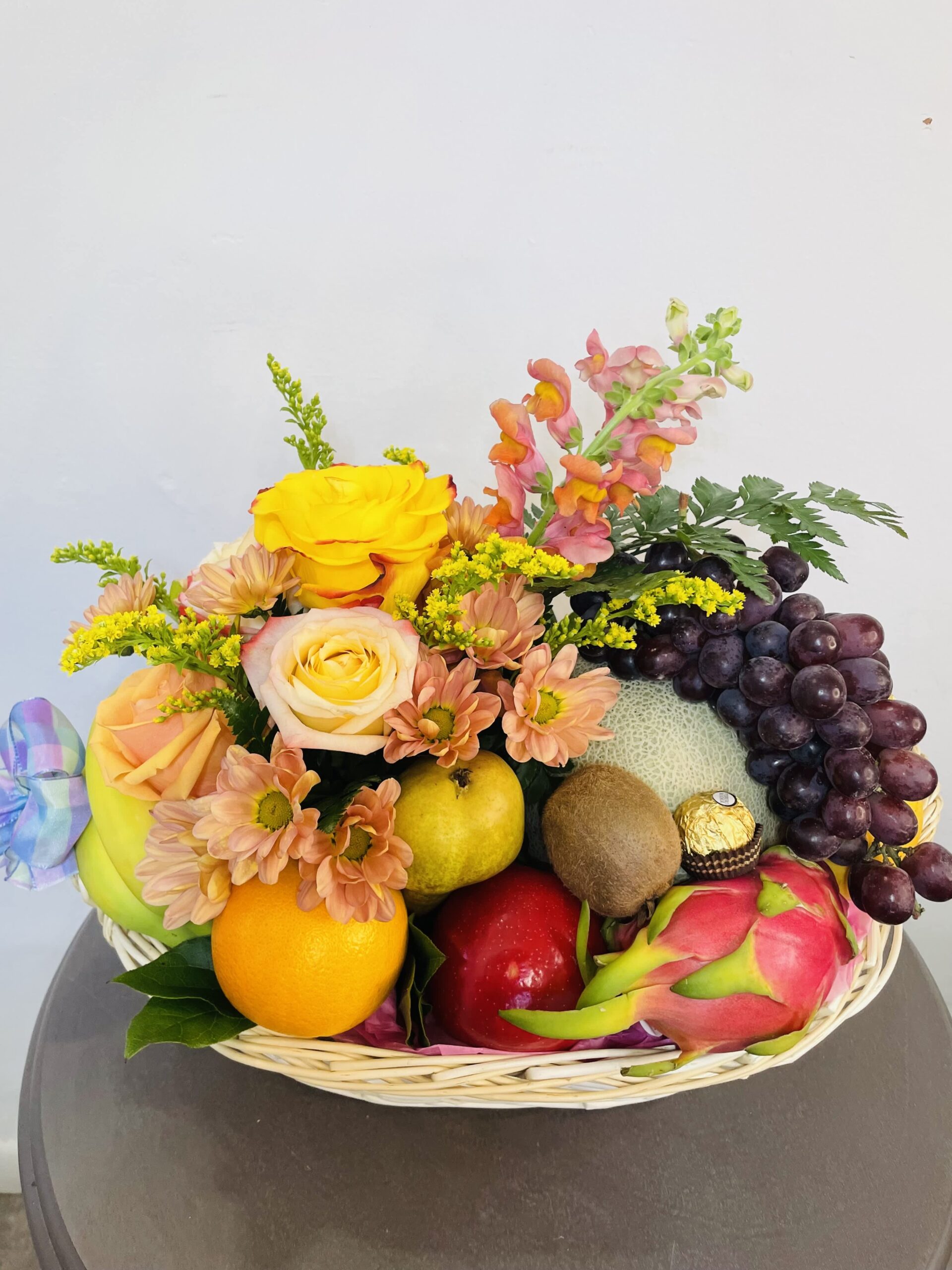 Floral U0026 Fruit Arrangement In PHILADELPHIA PA Red Flowers LLC