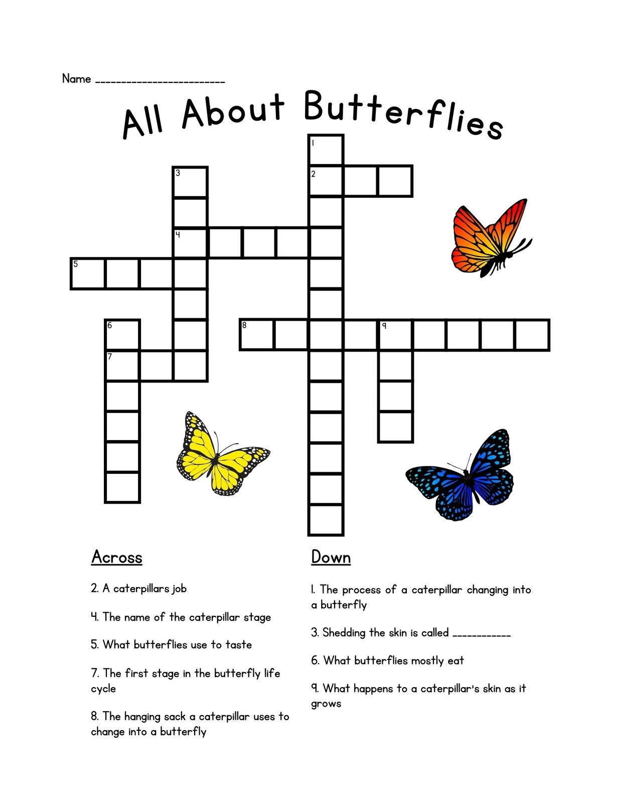 crossword puzzle template microsoft word