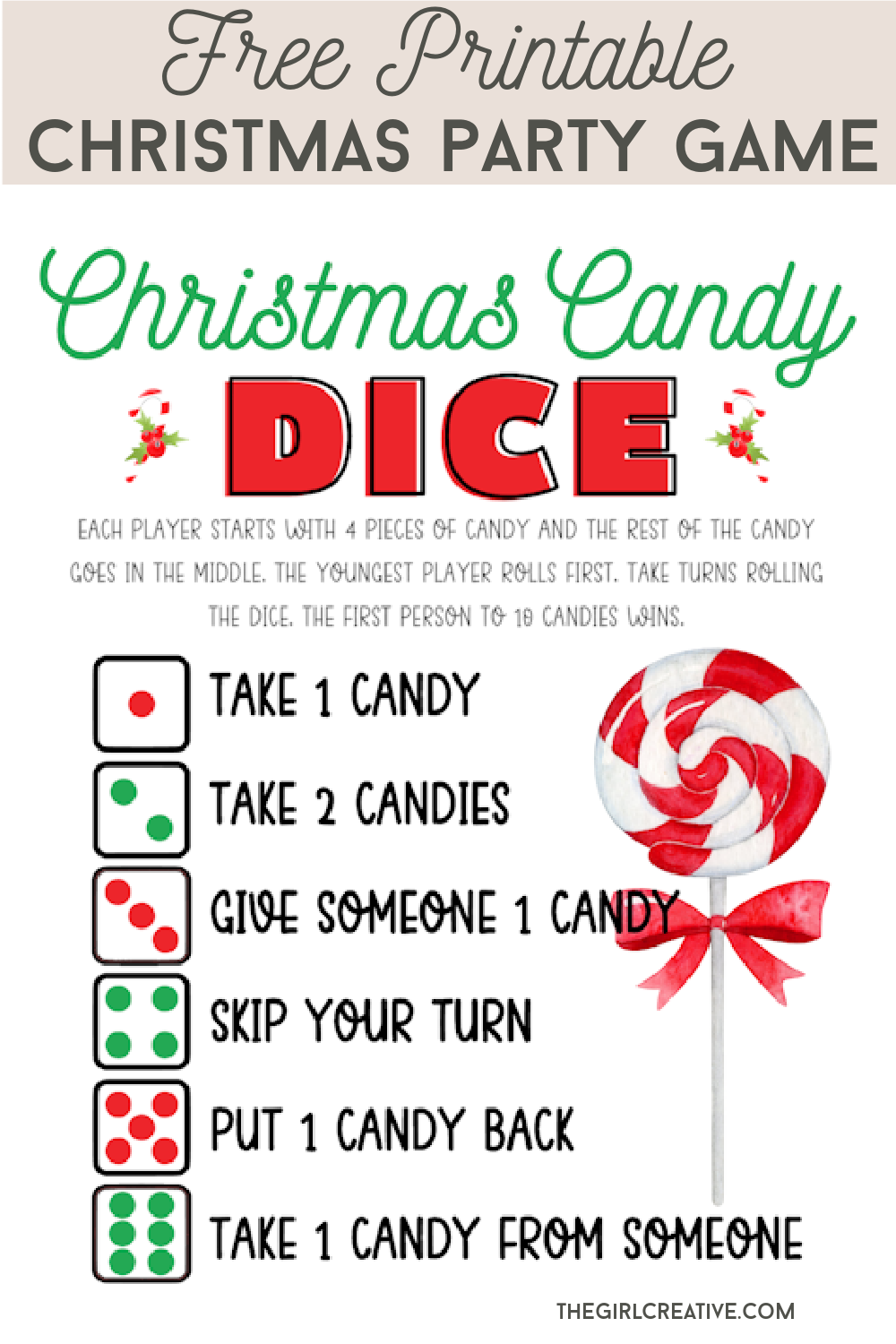 Free Christmas Activity And Game Printables The Girl Creative