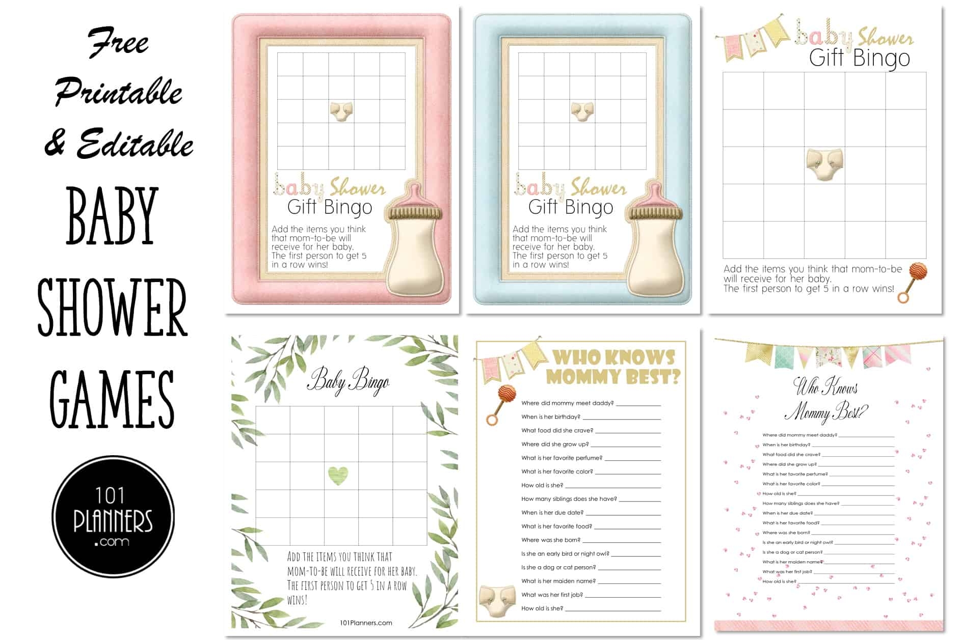 free printable baby shower game baby food scramble