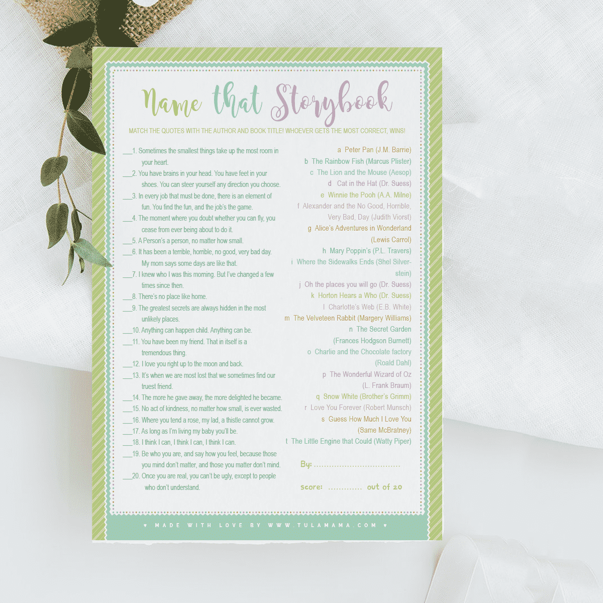 free printable baby shower games tula mama