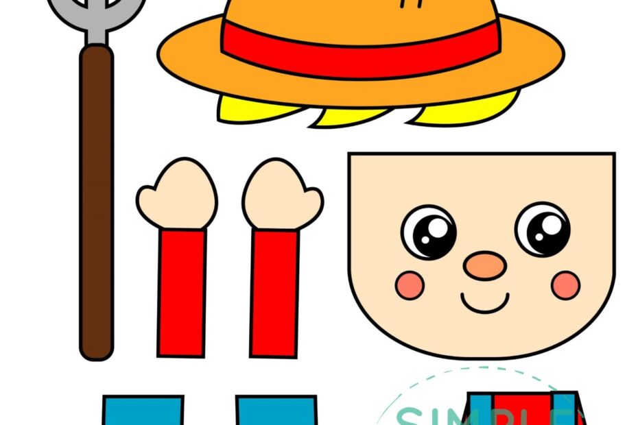 Free Printable Farmer Craft Template Simple Mom Project