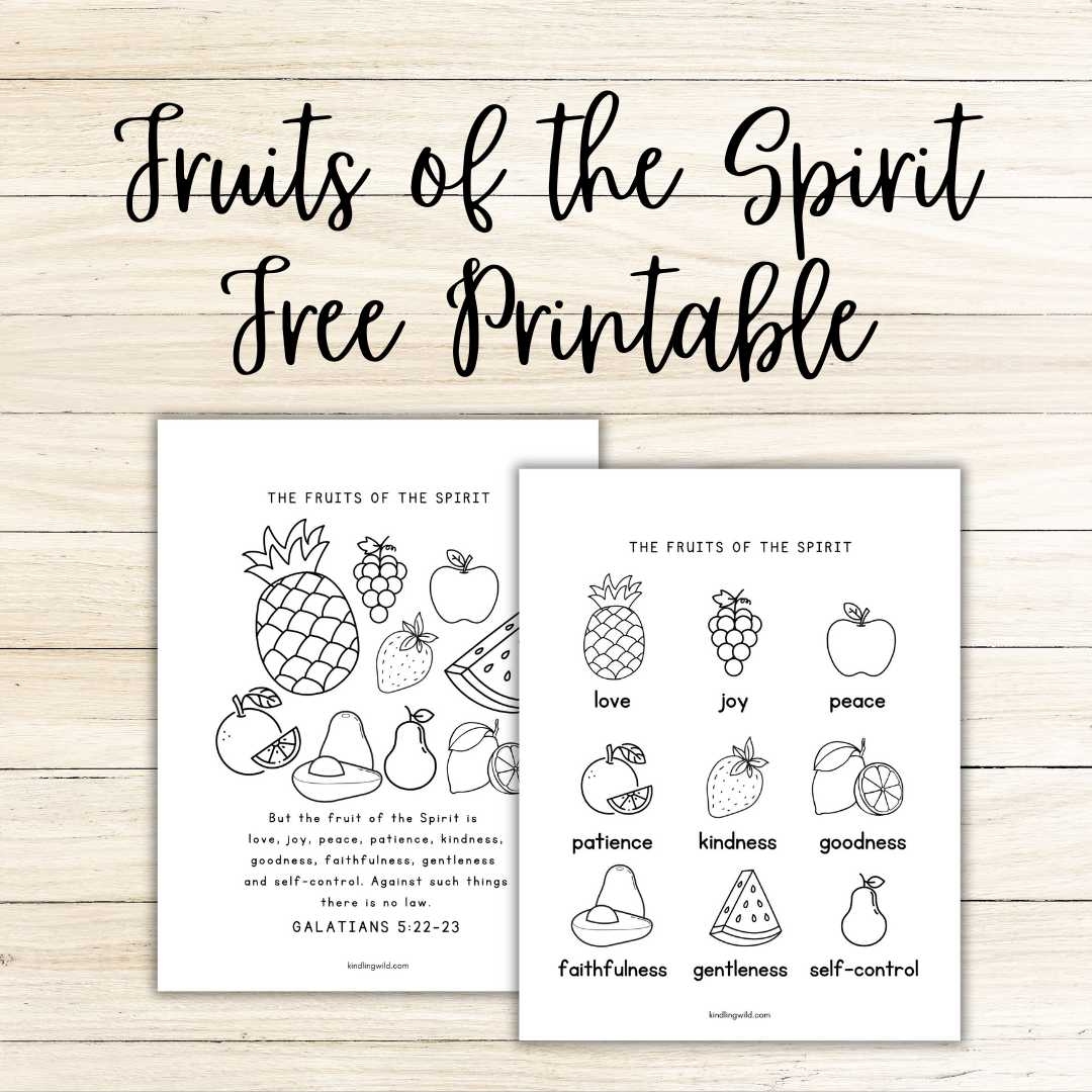 fruits of the spirit pictures