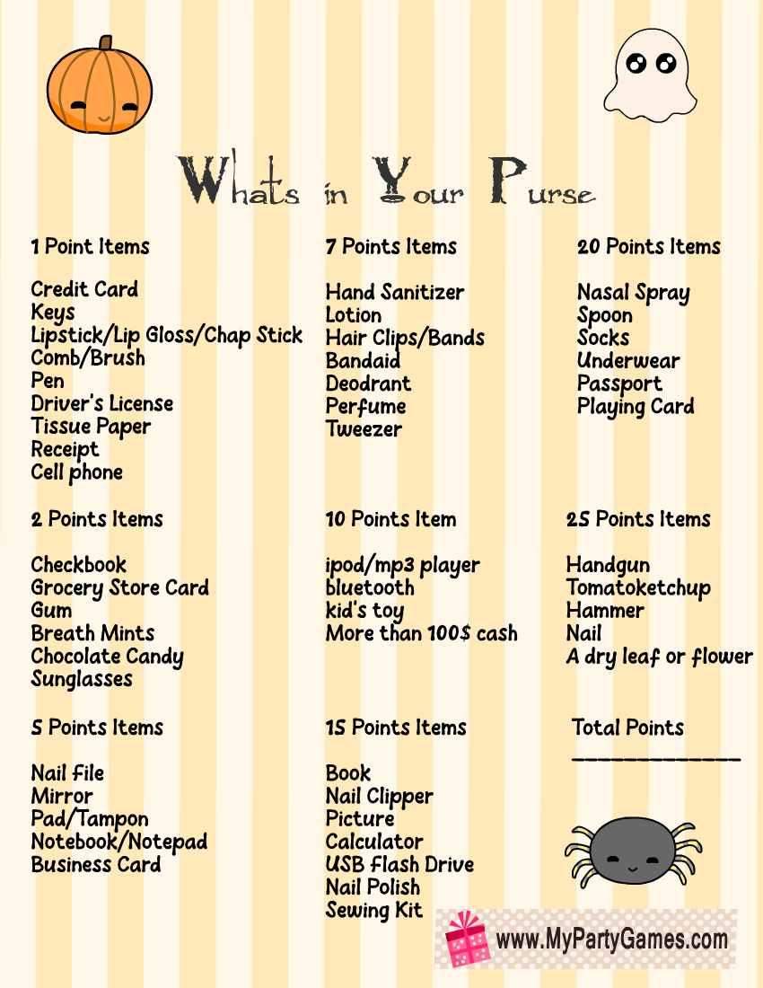 free printable baby items game with answers