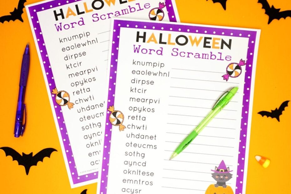 Free Printable Halloween Games Happiness Is Homemade