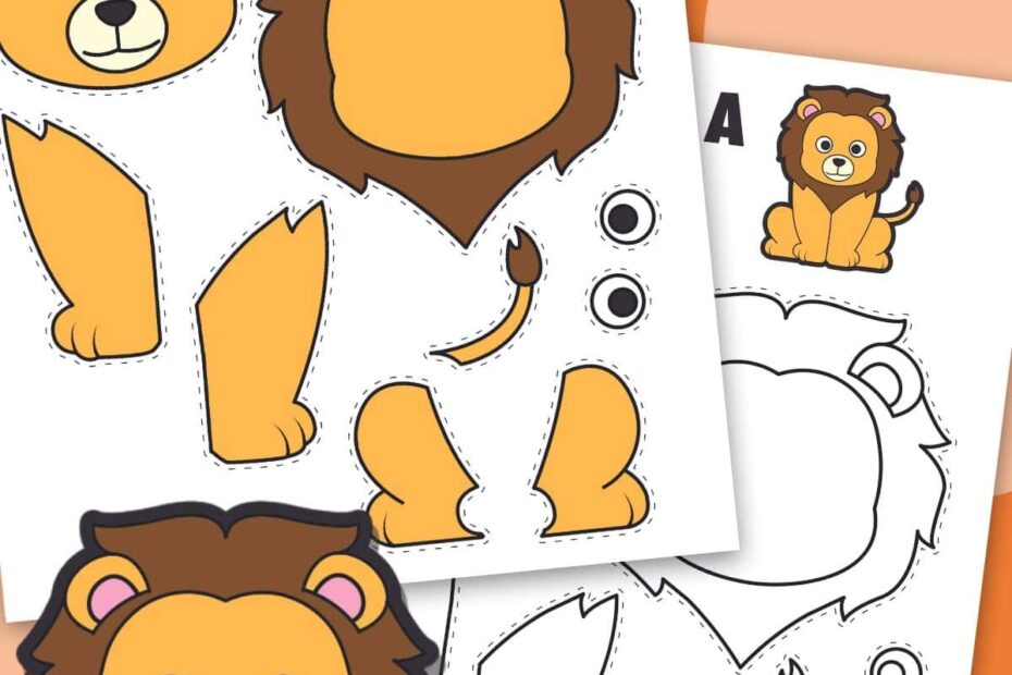 Free Printable Lion Craft Template