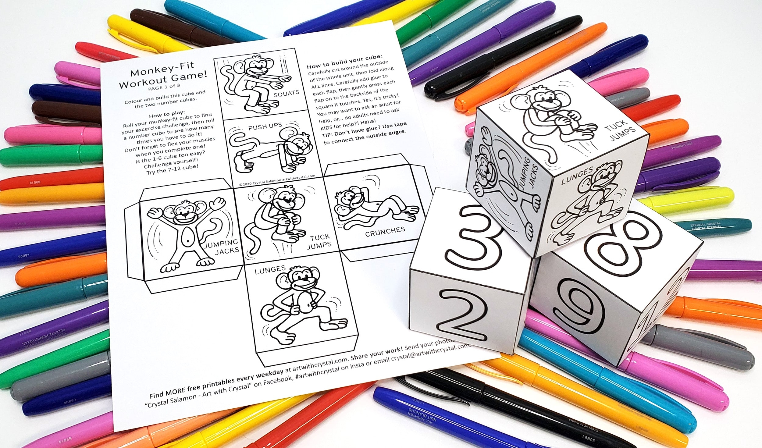 free printable art games