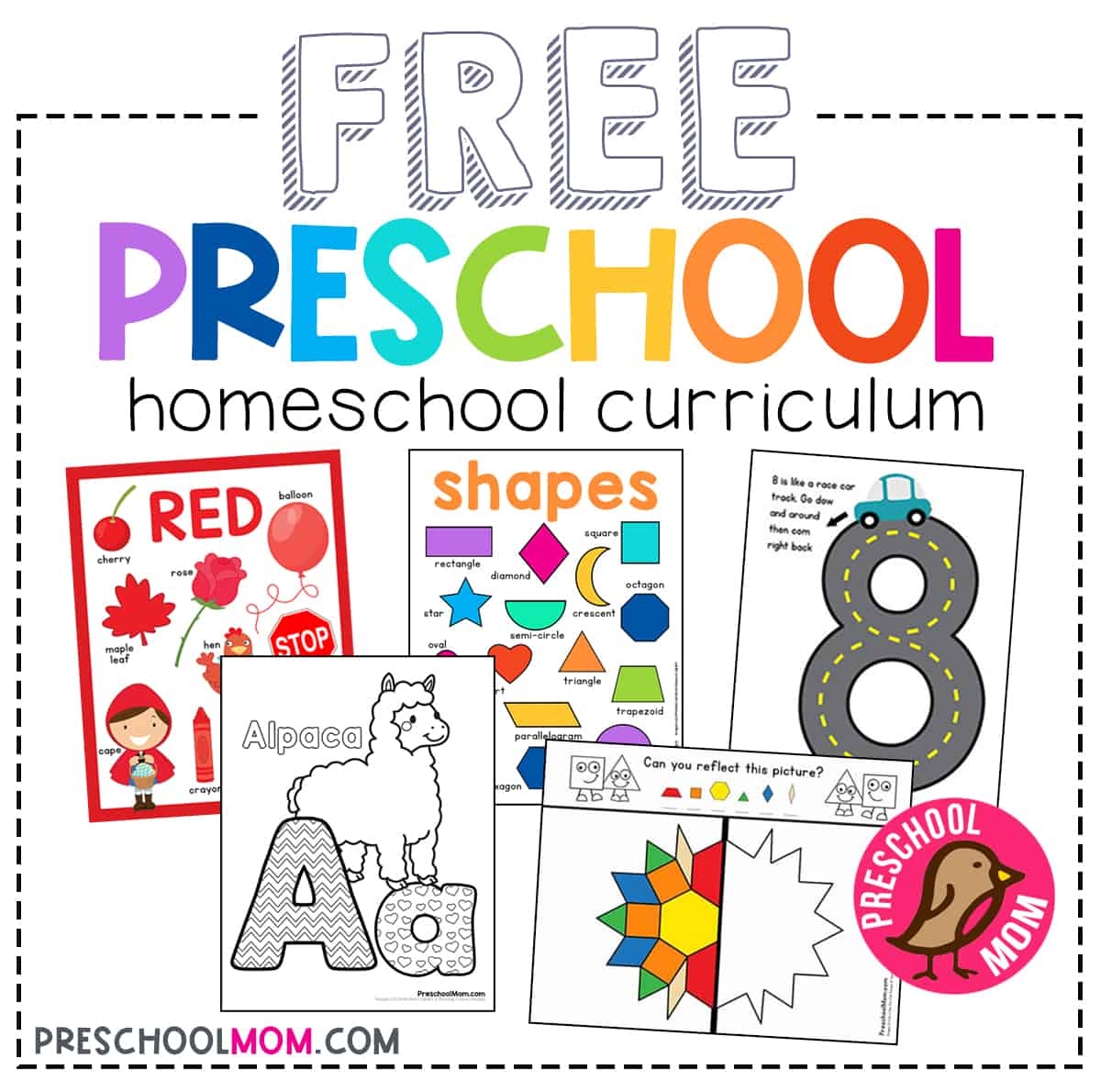 free prek printable games