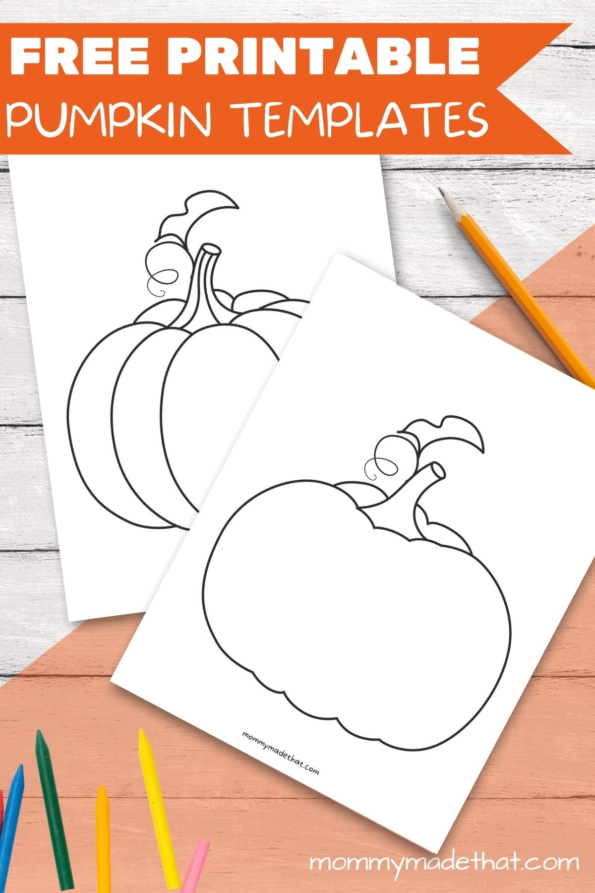 printable pumpkin craft template