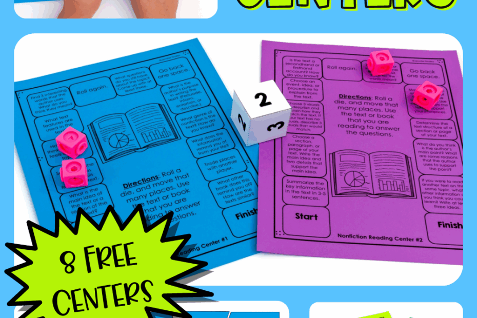 FREE Reading Games And Centers For 4th And 5th Grade Teaching With Jennifer Findley