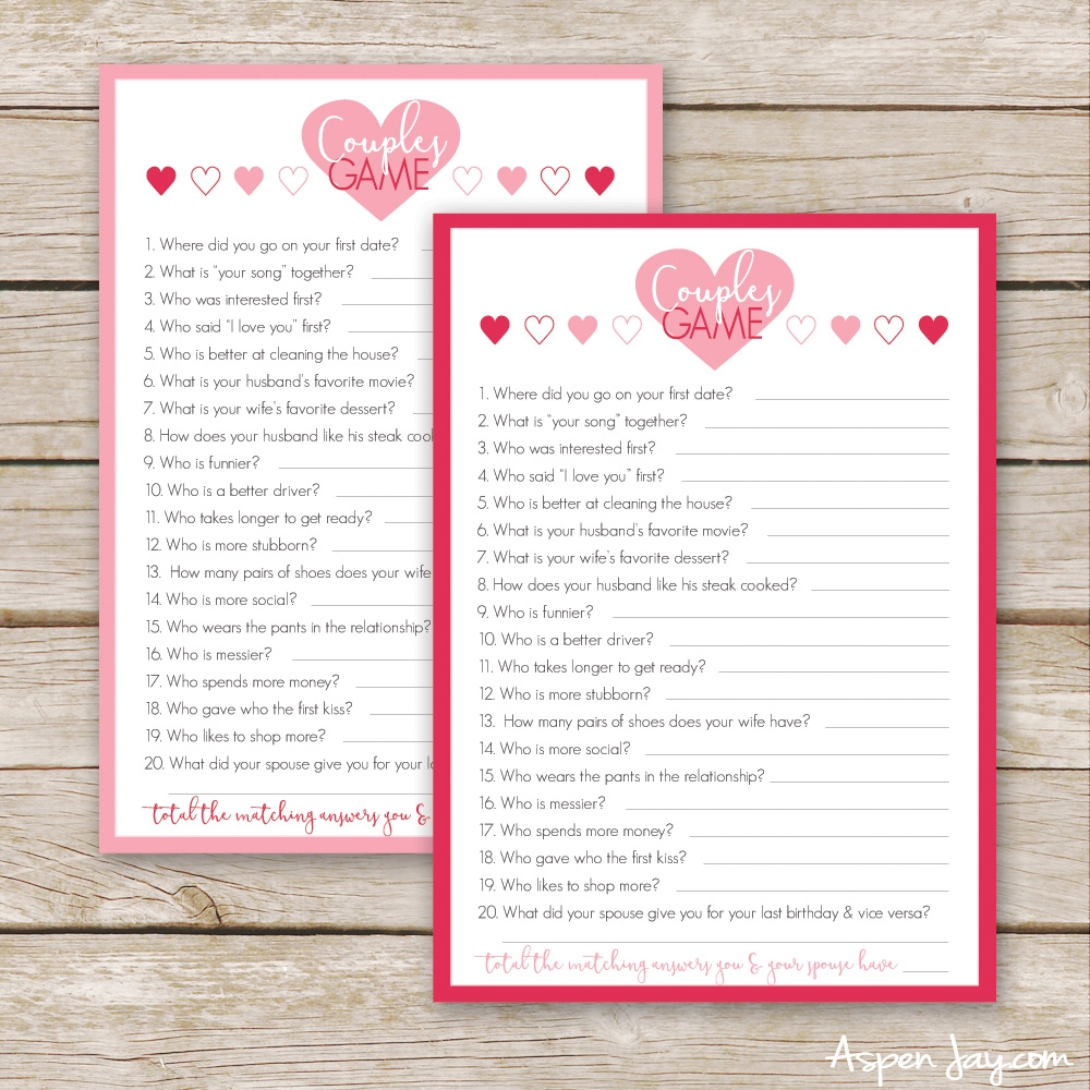 free printable adult games