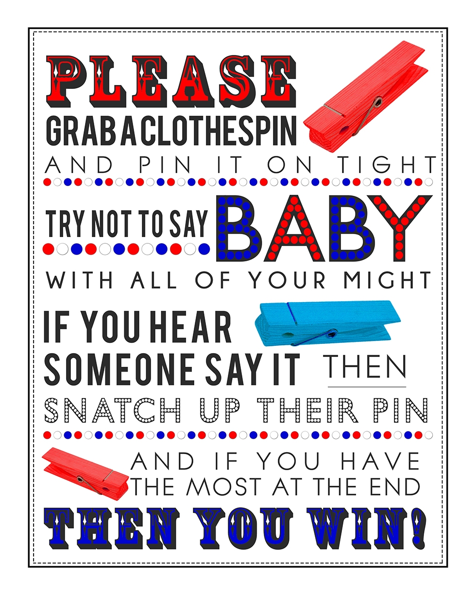 free printable baby shower clothes pin game