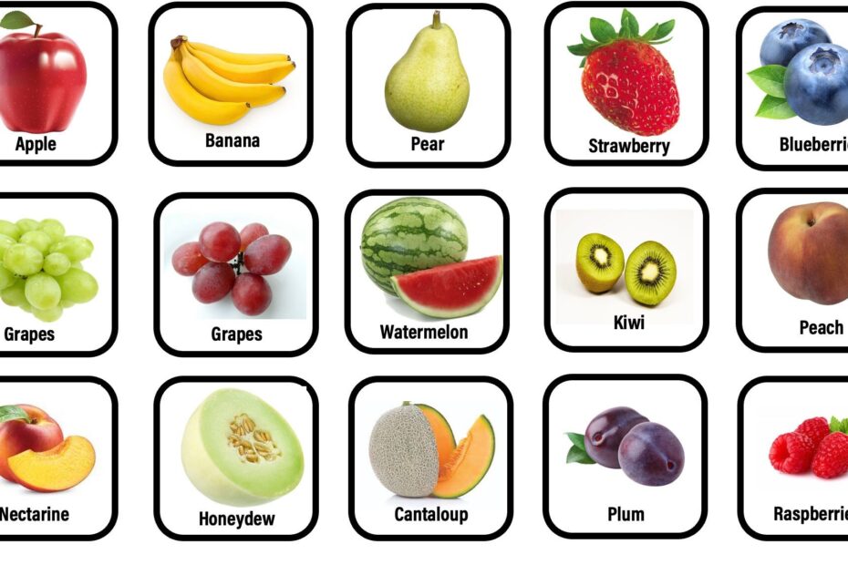 Fruit And Vegetable Pictures