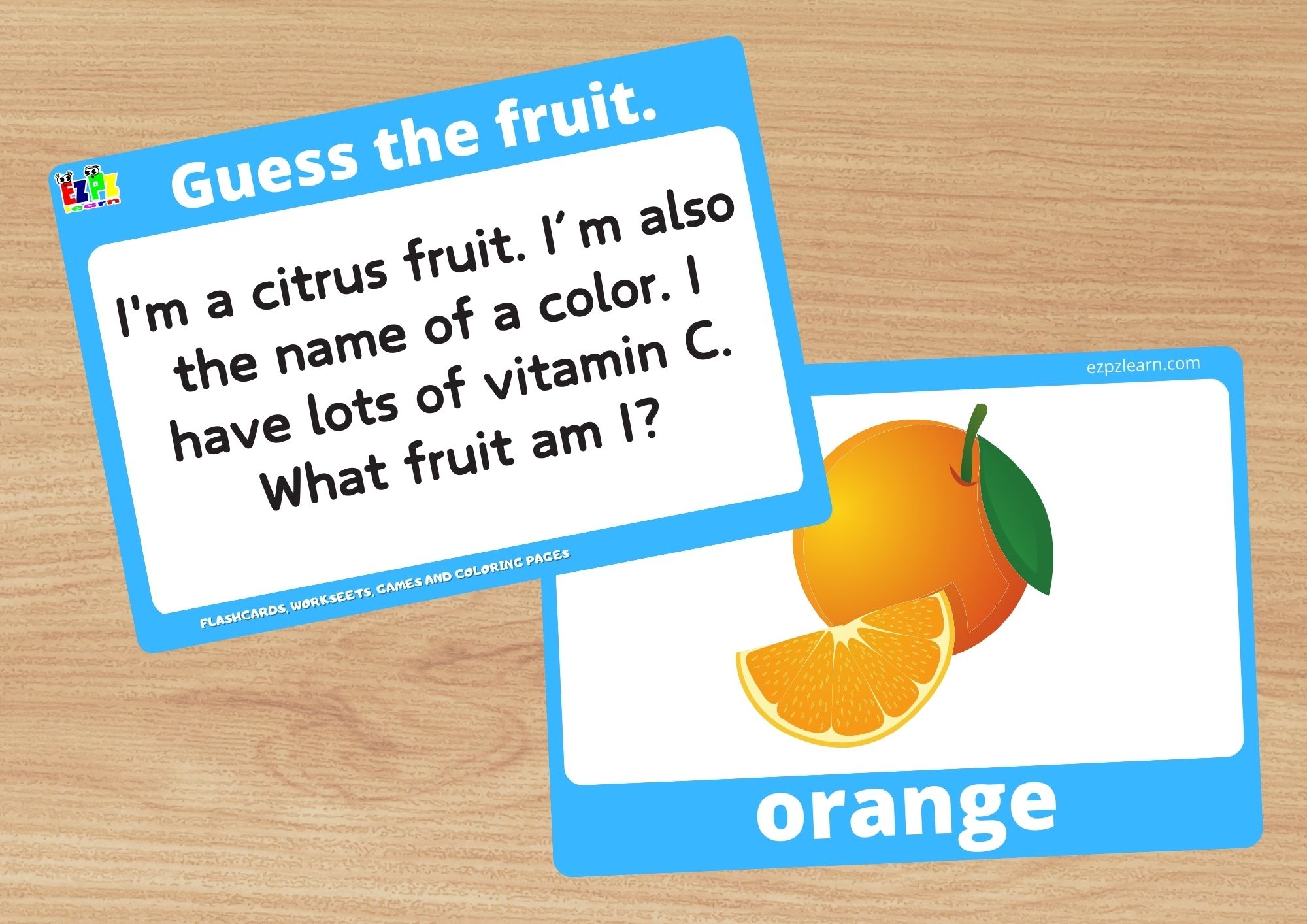 Fruit Guessing Game For Kids And ESL Students Read The Clues And Then Guess The Fruit Ezpzlearn