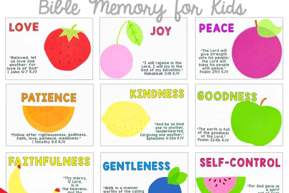 Fruit Of The Spirit Archives Bible Story Printables