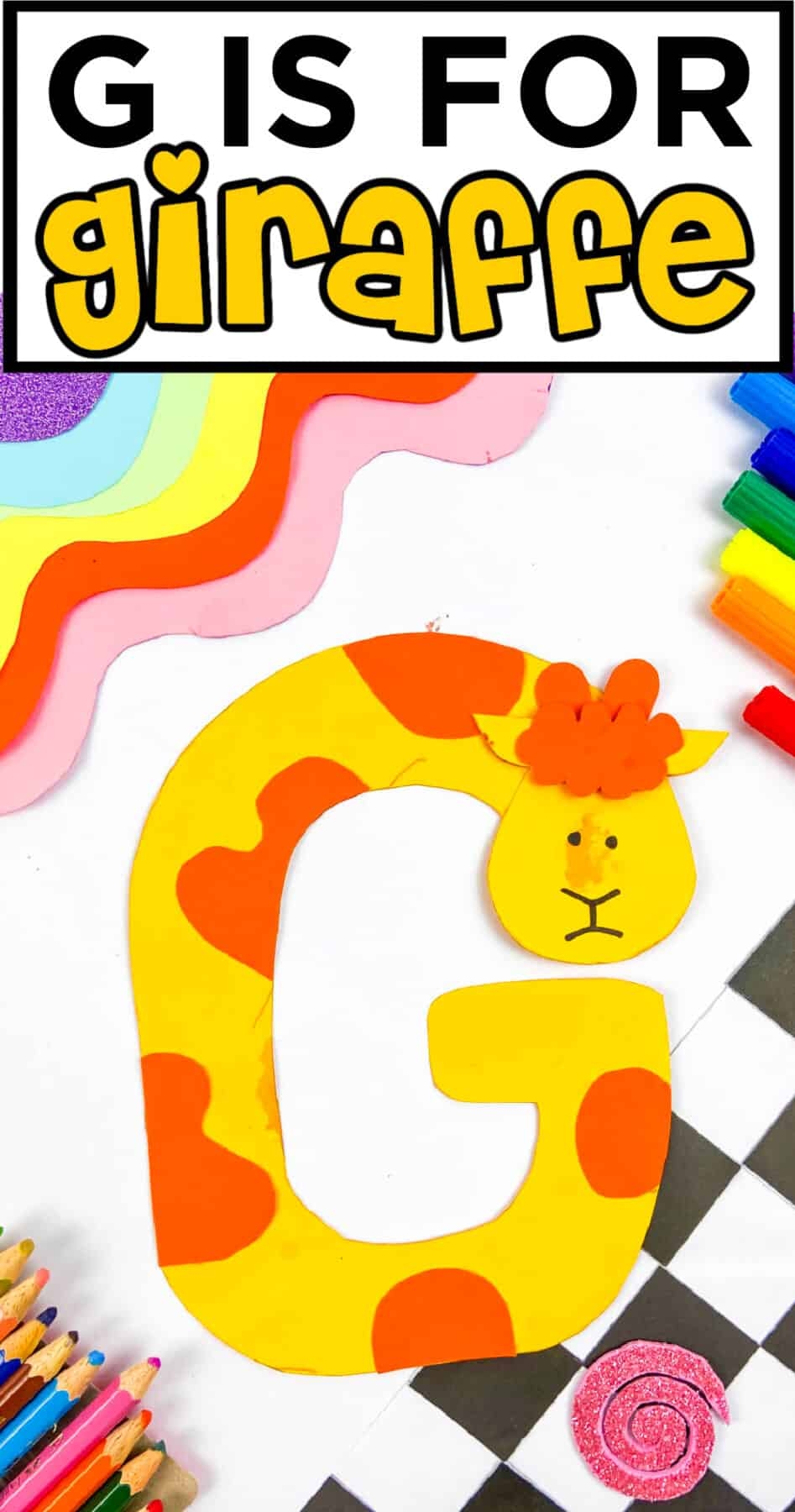 printable letter g craft template