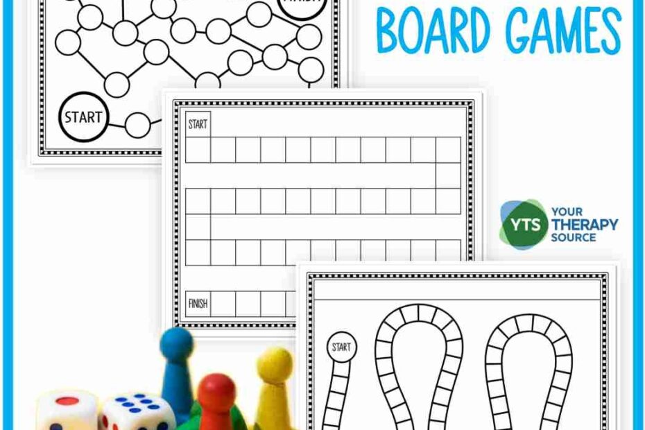 Game Board Printable FREE Your Therapy Source