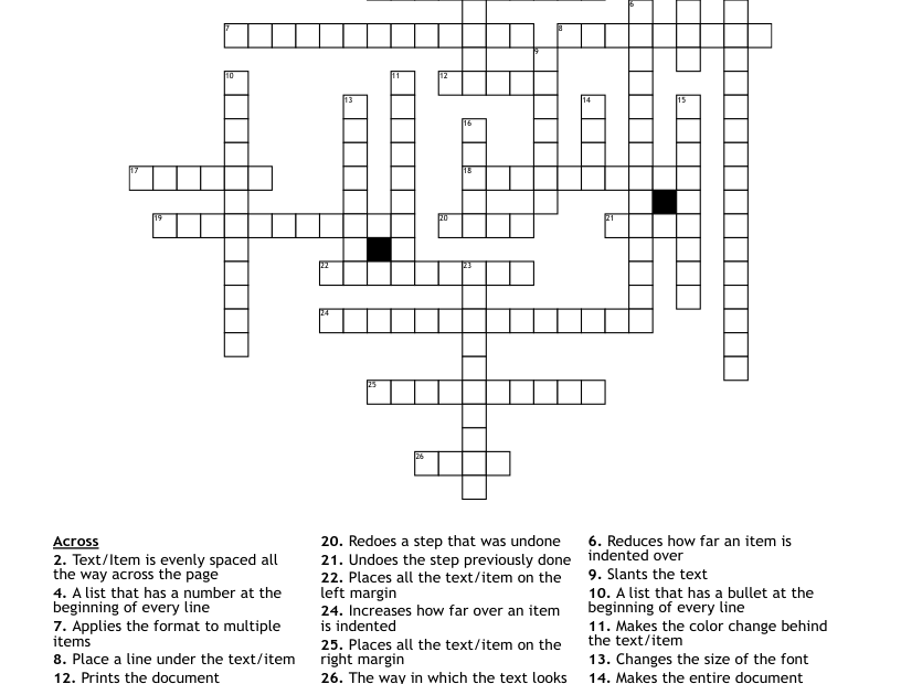 Google Docs Crossword WordMint