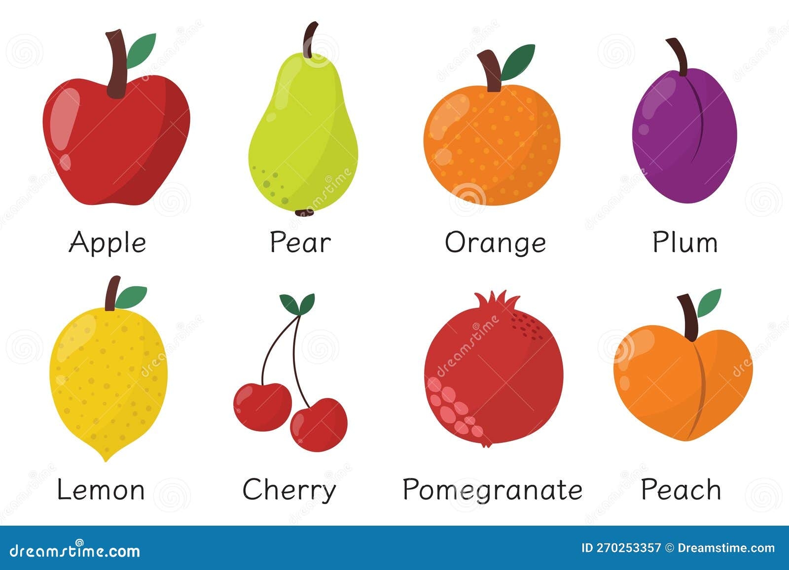fruits picture name
